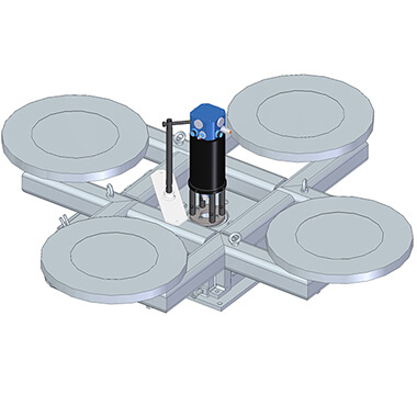 Combined Rotary Union and Slip Ring Solution for Rotary Tables Indexing table with hybrid joint