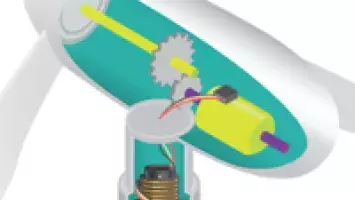Wind turbine and slip rings