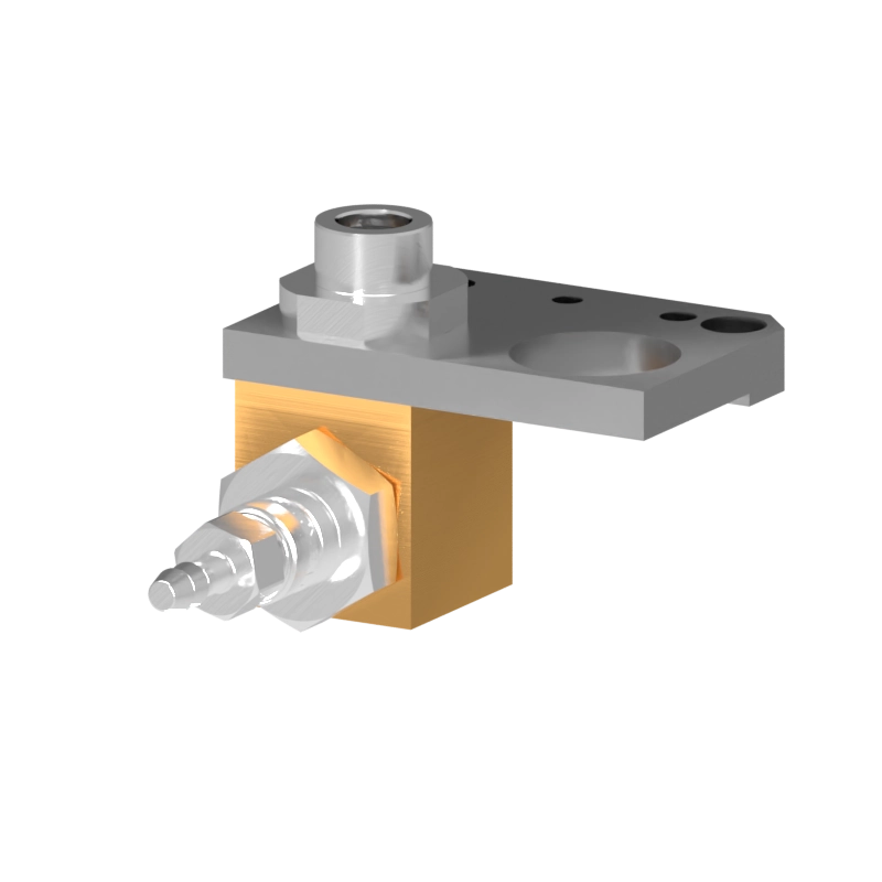 Robot-side view of the S-EM-R-U-1VE-OIL-01 tool changer for tool safety