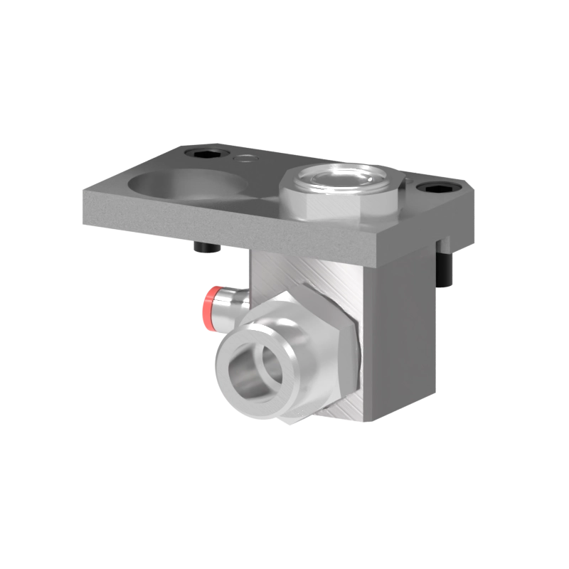 Robot-side view of the S-EM-R-U-1VM20-1V6 tool changer for tool safety