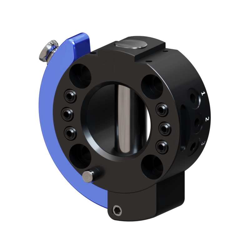 Robot-side view of the SHS063 tool changer